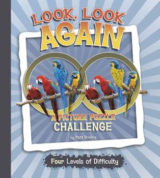 Paperback Look, Look Again: A Picture Puzzle Challenge Book