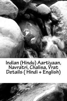 Paperback Indian (Hindu) Aartiyaan, Navratri, Chalisa, Vrat Details ( Hindi + English) Book