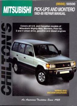 Paperback Mitsubishi Pick-Ups and Montero, 1983-95 Book