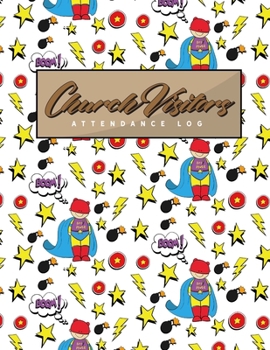 Paperback Church Visitors Attendance Log Book