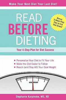 Paperback Read Before Dieting: Your 4-Step Plan for Diet Success Book