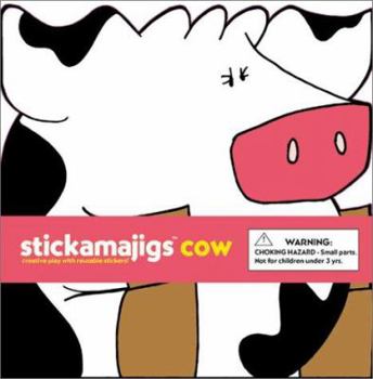 Board book Cow Stickamajigs [With Over 50 Reusable Stickers] Book