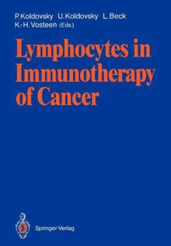 Paperback Lymphocytes in Immunotherapy of Cancer Book