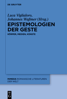 Hardcover Epistemologien der Geste [German] Book