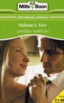 Paperback Mills Boom (M&B) Malone’s Vow (100th Birthday Collection) Paperback Book