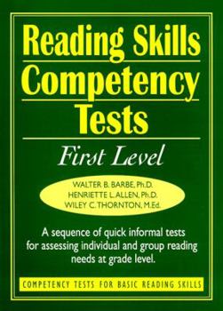 Spiral-bound Reading Skills Competency Tests: First Level Book