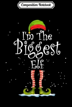 Composition Notebook: I'm The Bookworm Elf Matching Family Group Christmas Xmas  Journal/Notebook Blank Lined Ruled 6x9 100 Pages