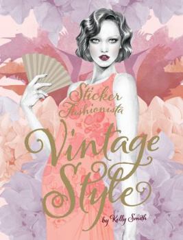 Paperback Sticker Fashionista: Vintage Style Book