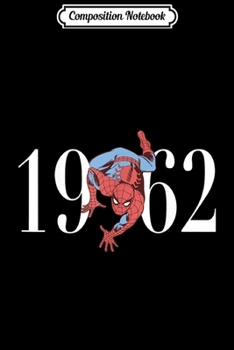 Composition Notebook: Marvel Retro 1962 Spider-Man Crawling Graphic  Journal/Notebook Blank Lined Ruled 6x9 100 Pages