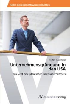 Paperback Unternehmensgründung in den USA [German] Book