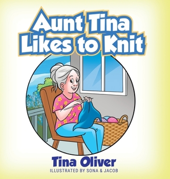 Hardcover Aunt Tina Likes to Knit Book