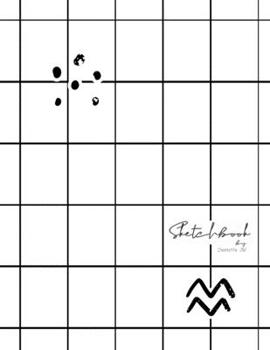 Sketchbook: Black line Sketchbook for Artists : 110 Pages of 8.5"x 11" Blank Paper for Drawing, Doodling or Sketching