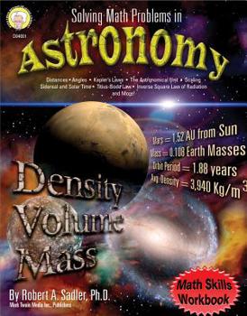 Paperback Solving Math Problems in Astronomy, Grades 5 - 8 Book