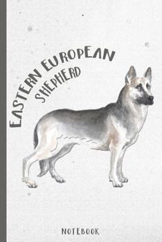 Paperback Eastern European Shepherd Dog: Wide Ruled Notebook Book