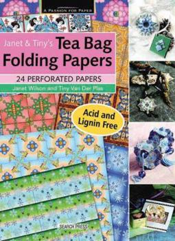 Paperback Janet & Tiny's Teabag Folding Papers Book