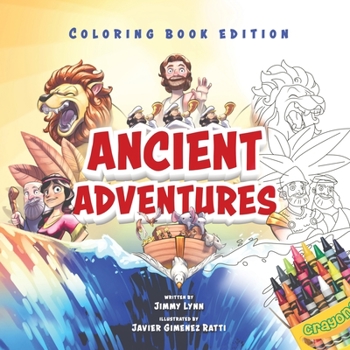 Paperback Ancient Adventures: 20 Epic Stories from the Bible, Coloring Book Edition Book