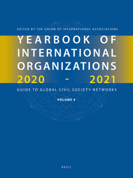 Hardcover Yearbook of International Organizations 2020-2021, Volume 4 Book