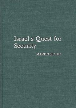 Hardcover Israel's Quest for Security Book