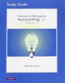 Paperback Study Guide to Financial & Managerial Accounting, Chapter 1-14 Book