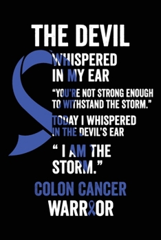 Paperback Colon Cancer Notebook: Colon Cancer Journal Notebook (6x9), Colon Cancer Books, Colon Cancer Gifts, Colon Cancer Awareness Products Book