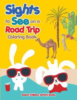 Paperback Sights to See on a Road Trip Coloring Book