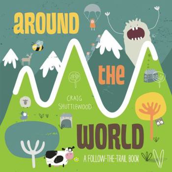 Board book Around the World: A Follow-The-Trail Book