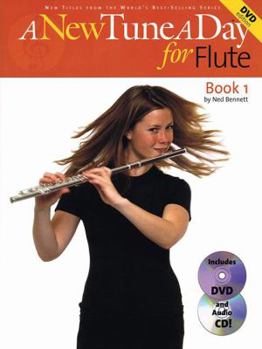 Paperback A New Tune a Day - Flute, Book 1 [With CD and DVD] Book