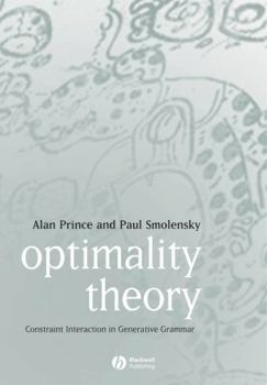 Hardcover Optimality Theory: Constraint Interaction in Generative Grammar Book