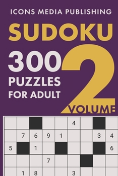 Paperback 300 Hard Level Sudoku Puzzles Volume 2 Book