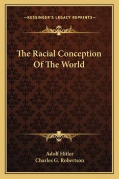 Paperback The Racial Conception Of The World Book