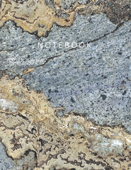 Notebook: Beautiful Grey and Gold Marble Notebook - Marble & White Journal 150 College-ruled Pages 8.5 x 11 - A4 Size (Marble and White Collection - Journal, Notebook, Diary, Composition Book)