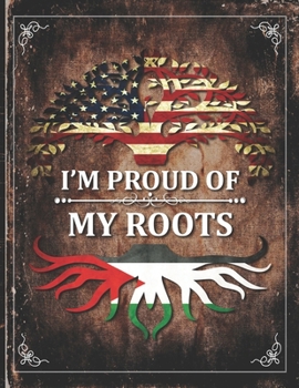 Im Proud of My Roots: Vintage Palestine2 and American Flag Personalized Gift for Coworker Friend  2020 Calendar Daily Weekly Monthly Planner Organizer
