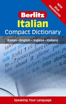 Paperback Berlitz Italian Compact Dictionary: Italian-English/Inglese-Italiano Book