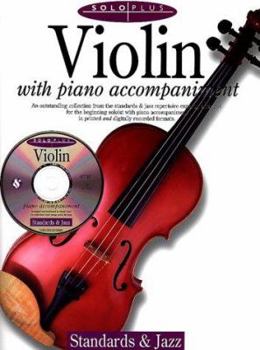 Paperback Violin with Piano Accompaniment: Standards & Jazz [With Audio CD] Book