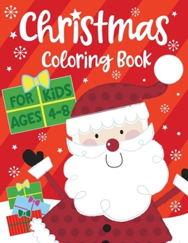 Paperback Christmas Coloring Book for Kids ages 4-8 Book