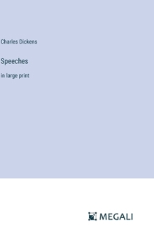Hardcover Speeches: in large print Book