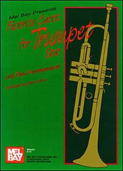 Paperback Favorite Carols for Trumpet Solo Book