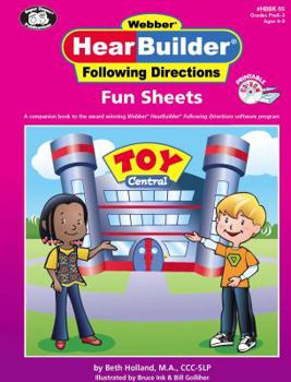 Spiral-bound HearBuilder Following Directions Fun Sheets Book