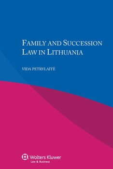 Paperback Family and Succession Law in Lithuania Book