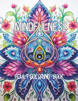 Paperback Mindfulness adult coloring book