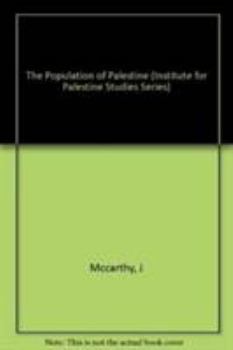 Hardcover The Population of Palestine Book