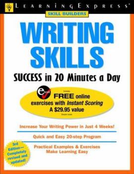 Paperback Writing Skills Success in 20 Minutes a Day Book