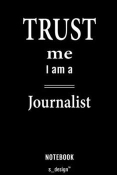 Notebook for Journalists / Journalist: awesome handy Note Book [120 blank lined ruled pages]