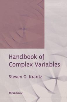 Paperback Handbook of Complex Variables Book