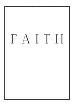 Paperback Faith: A decorative book for coffee tables, end tables, bookshelves and interior design styling Stack home books to add decor Book