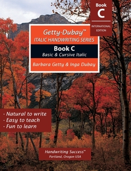 Paperback Getty-Dubay Italic Handwriting Series: Book C Book