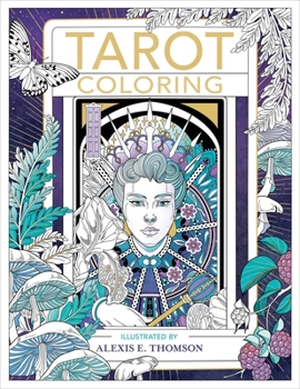 Paperback Tarot Coloring Book