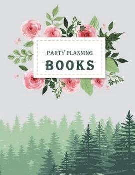 Paperback Party planning books: 120 pages Large Print 8.5" x 11" Book