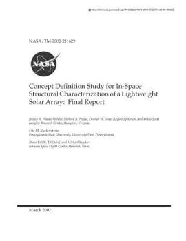 Paperback Concept Definition Study for In-Space Structural Characterization of a Lightweight Solar Array Book
