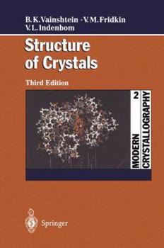 Paperback Modern Crystallography 2: Structure of Crystals Book